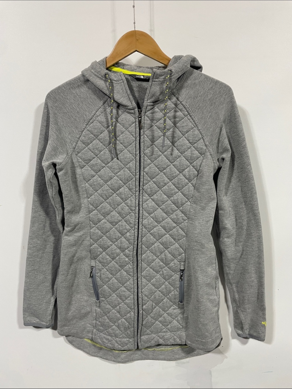 The North Face Gray Quilted Hooded Utility Jacket - Women